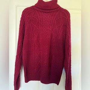 Mens Topman Cable Knit Sweater-NWT